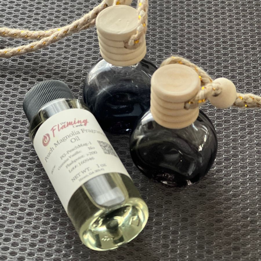Glass Car Diffuser:  Highly Scented
