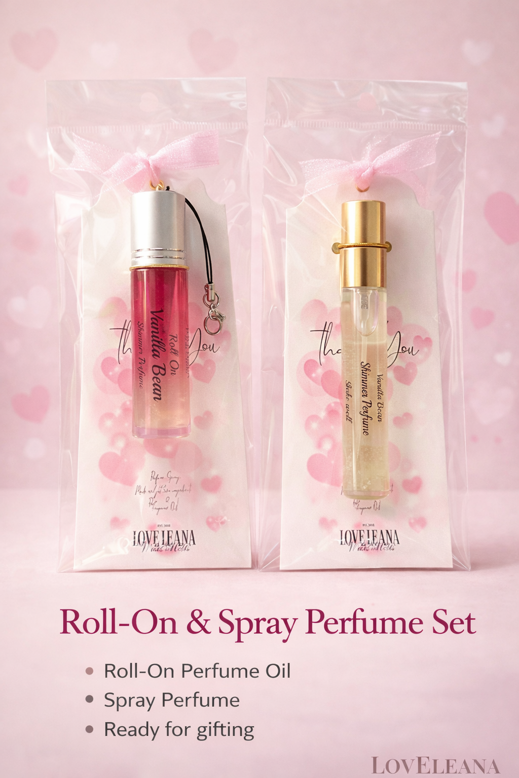 Roll on and Spray Bottle Perfume