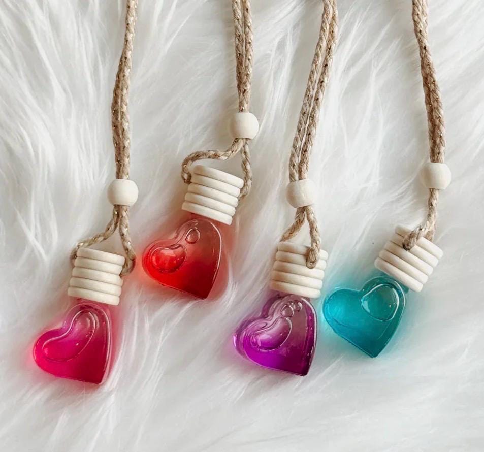 Valentines Heart Car Diffuser:  Highly Scented