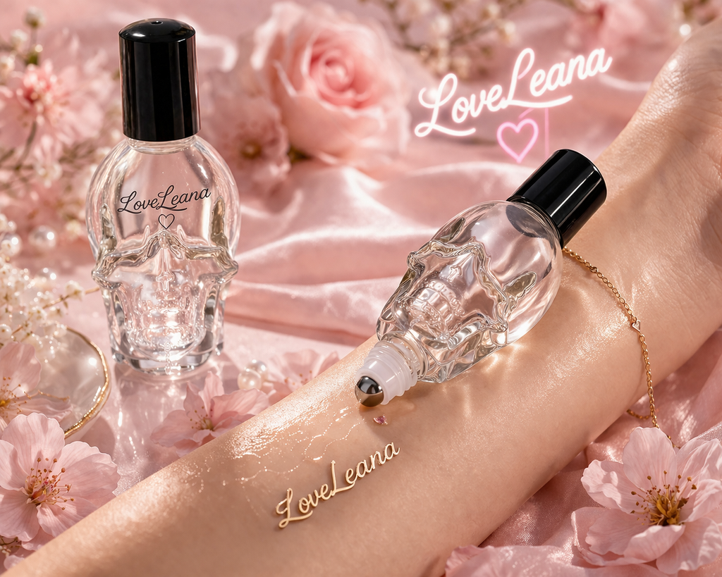 Roll on Skull Perfume Bottles
