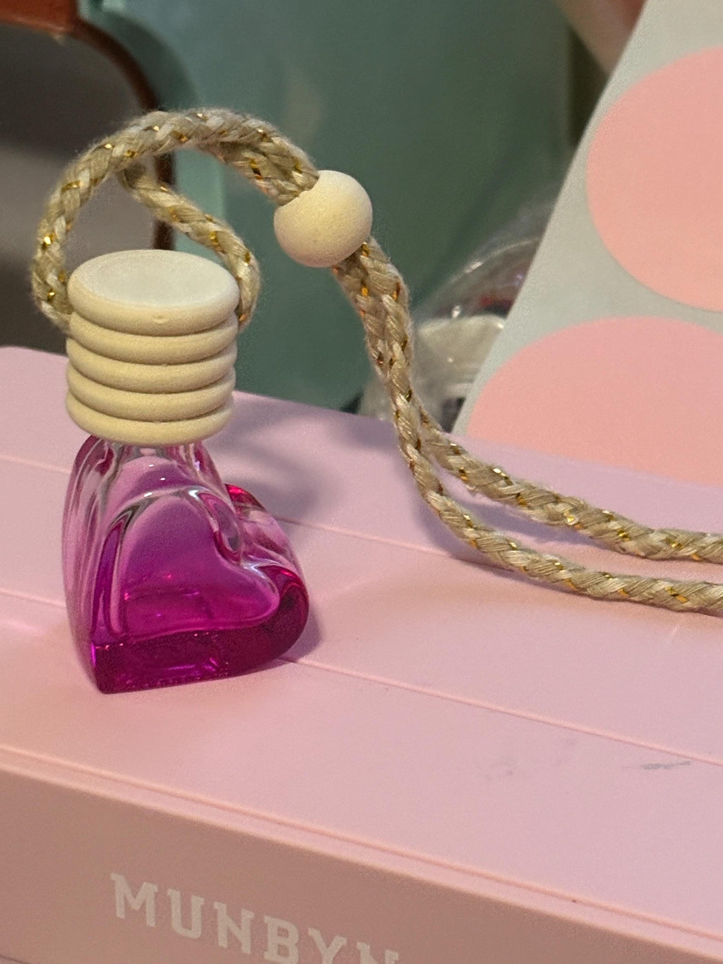 Valentines Heart Car Diffuser:  Highly Scented