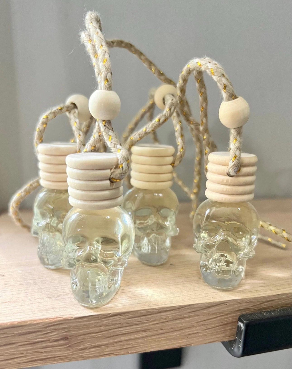 Glass SKULL Car Diffuser