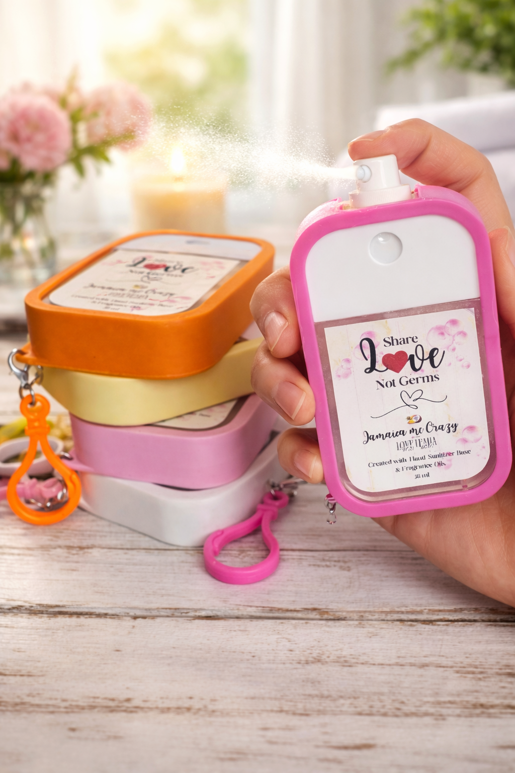 Spray Hand Sanitizer Bottles