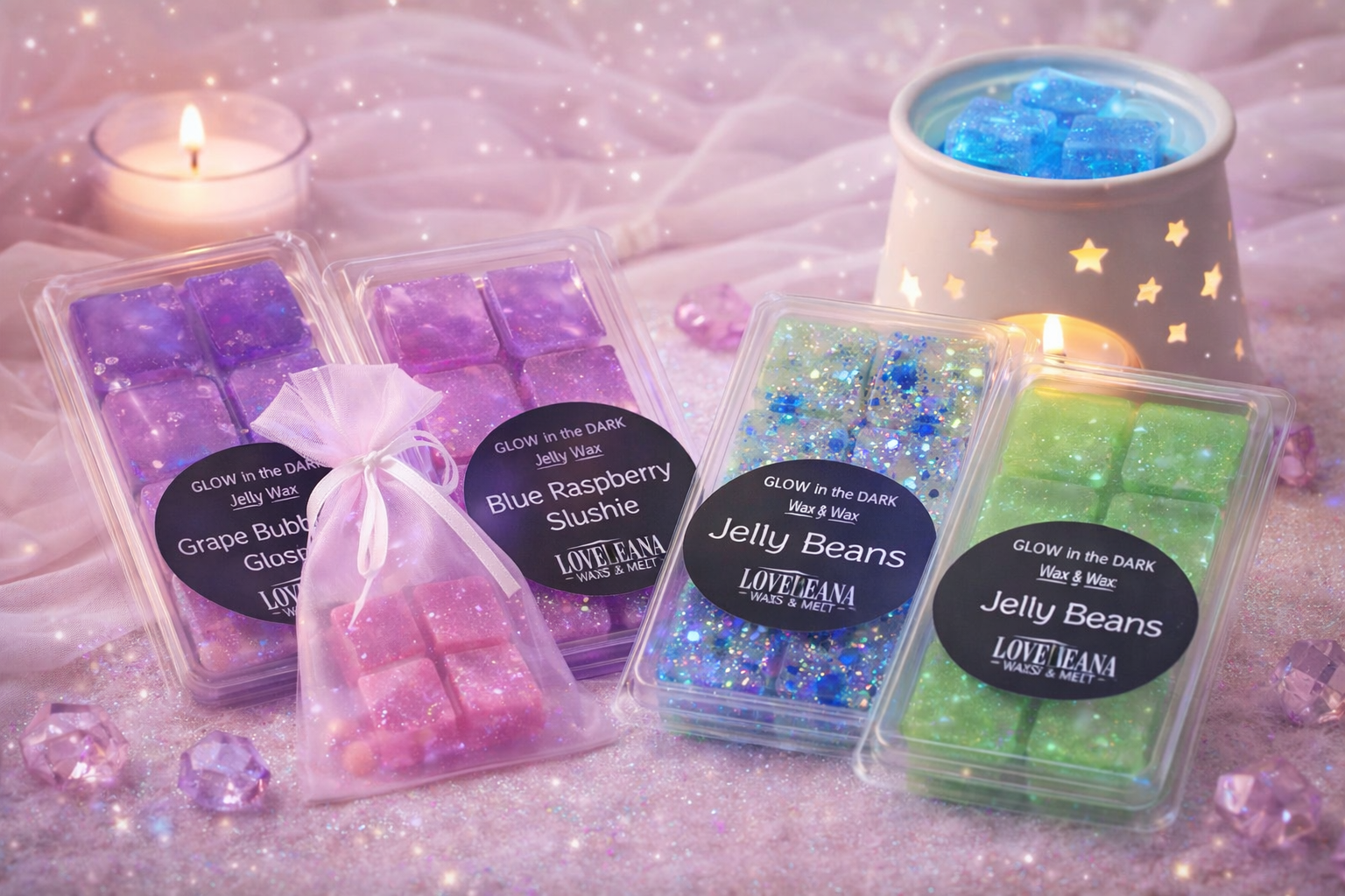 Glow in the Dark Jelly Wax