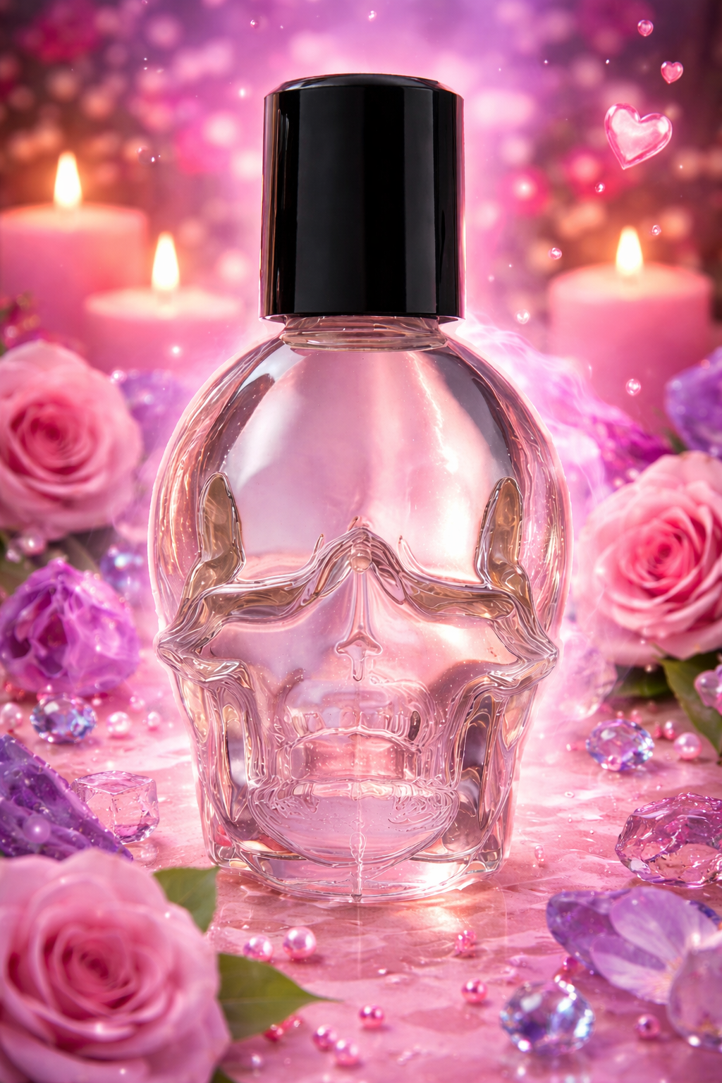 Roll on Skull Perfume Bottles