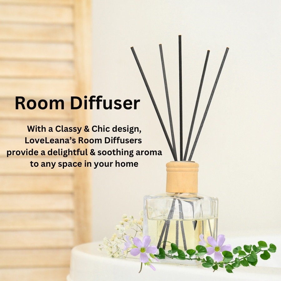 Reed Diffuser: Custom Fragrance Oil, Aromatherapy Room Booster