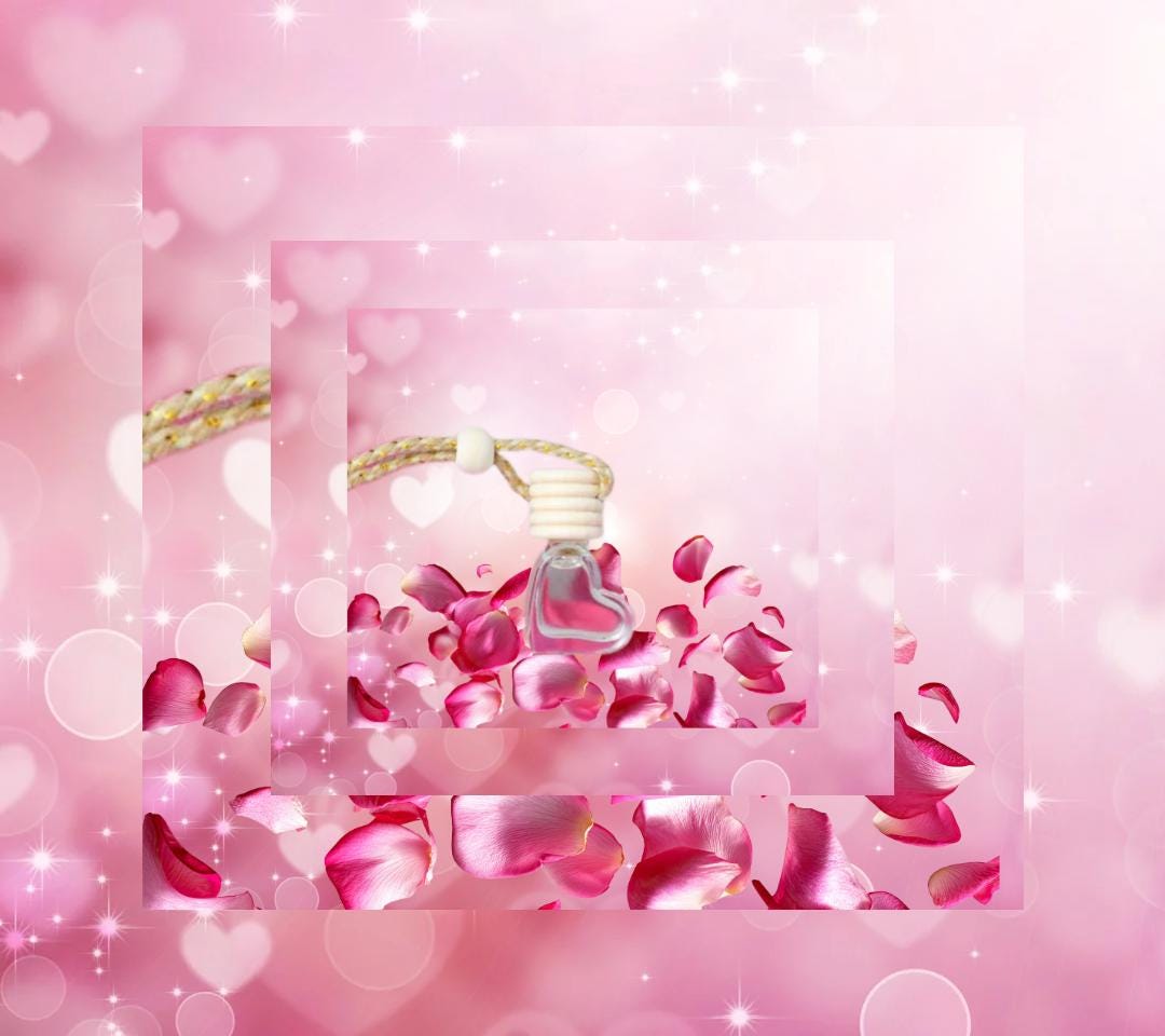 Valentines Heart Car Diffuser:  Highly Scented