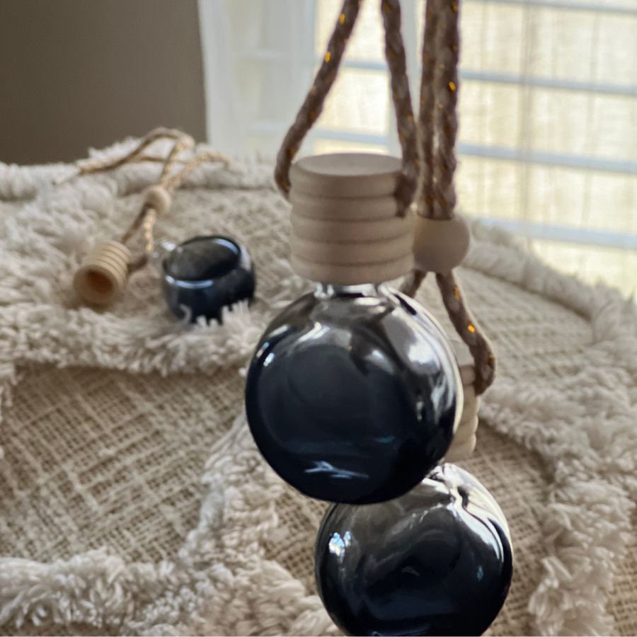 Glass Car Diffuser:  Highly Scented