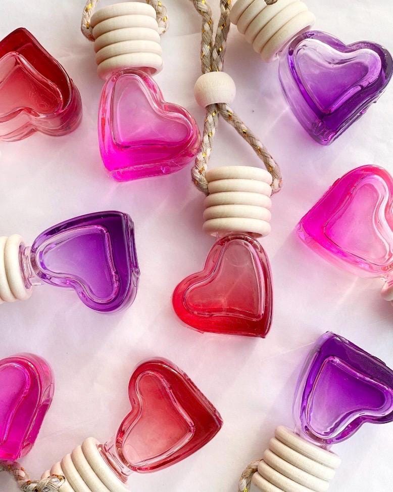 Valentines Heart Car Diffuser:  Highly Scented